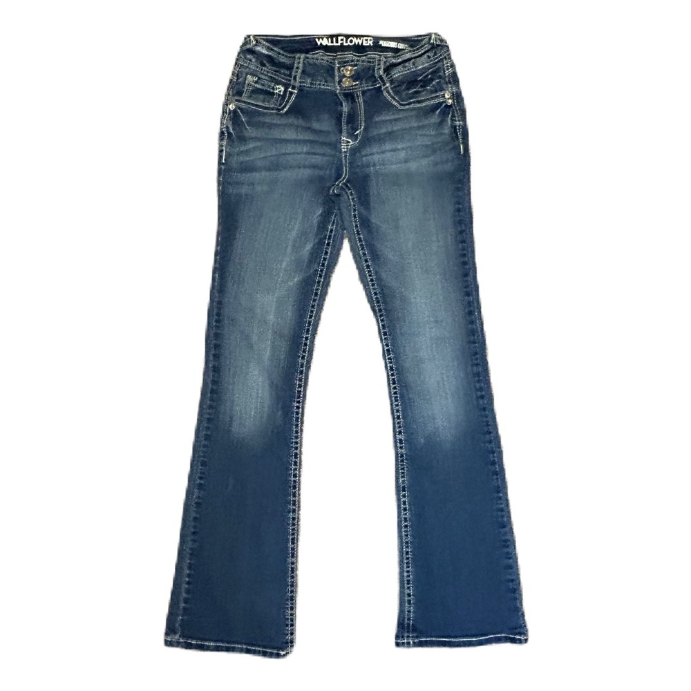 WALLFLOWER The Lucious Curvy Fit Instastretch Bootcut Jeans Size 7
